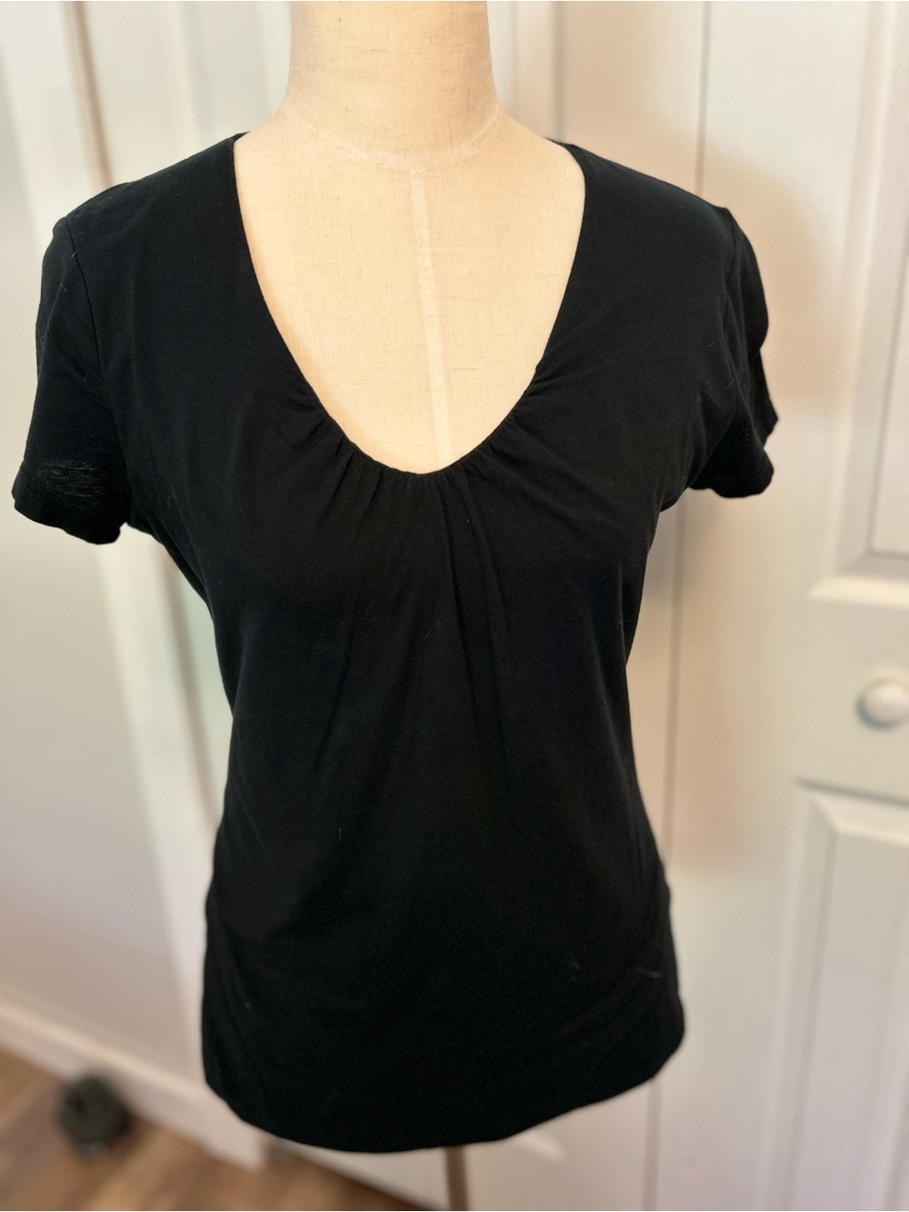 Merona Black Short-Sleeve V-Neck Tee